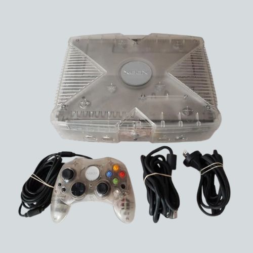 Xbox Classic Console - Crystal - Unleashed Xbox Mod